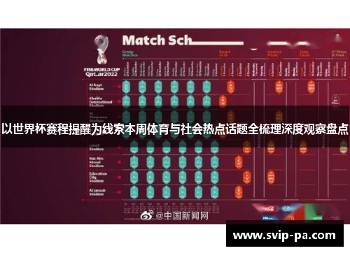 以世界杯赛程提醒为线索本周体育与社会热点话题全梳理深度观察盘点